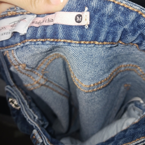 Denim Blvd Women ripped denim blue short - Picture 7 of 10